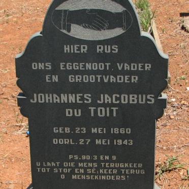 TOIT Johannes Jacobus, du 1860-1943
