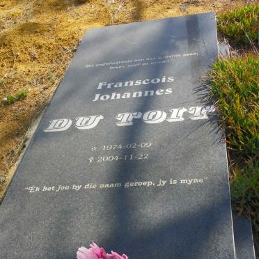 TOIT Franscois Johannes, du 1974-2004