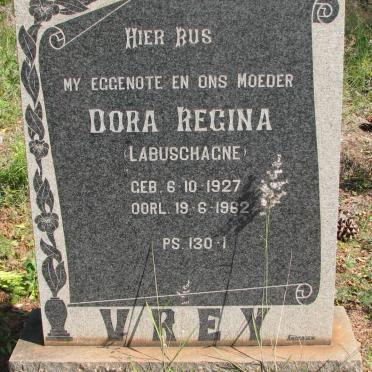 VREY Dora Regina nee LABUSCHAGNE 1927-1962
