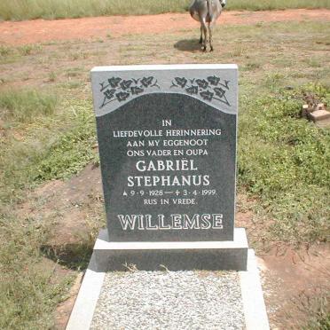 WILLEMSE Gabriel Stephanus 1928-1999