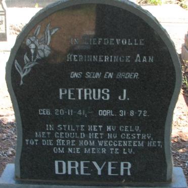 DREYER Petrus J. 1941-1972