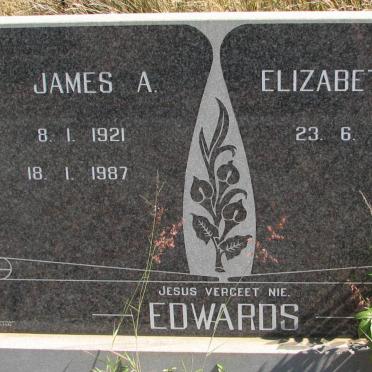 EDWARDS James A. 1921-1987 &amp; Elizabeth H. 1924-