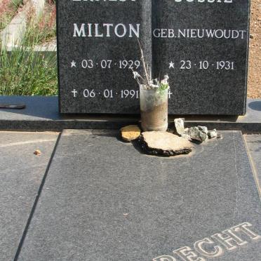 ENGELBRECHT Ernest Milton 1929-1991 &amp; Sussie NIEUWOUDT 1931-