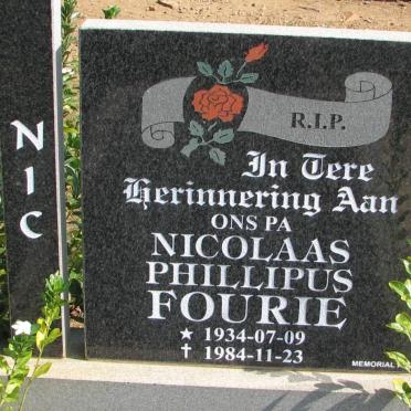 FOURIE Nicolaas Phillipus 1934-1984