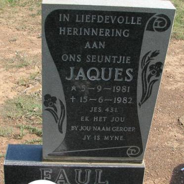 FAUL Jaques 1981-1982