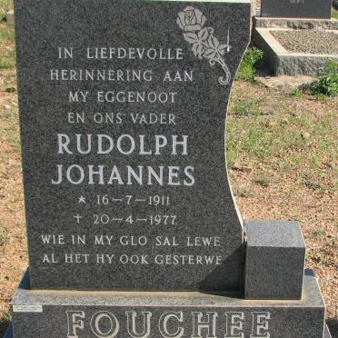FOUCHEE Rudolph Johannes 1911-1977