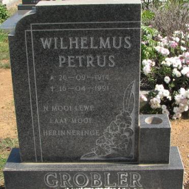 GROBLER Wilhelmus Petrus 1914-1991