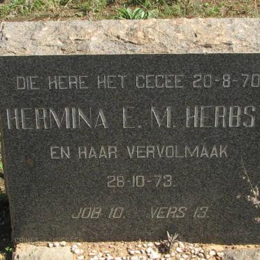 HERBST Hermina E.M.1970-1973