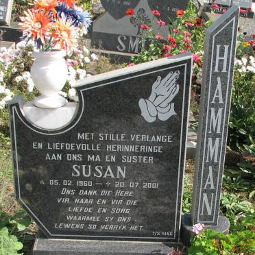 HAMMAN Susan 1960-2001
