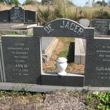 JAGER Jan H., de 1906-1989 &amp; Susanna Z. 1913-1994