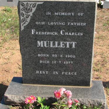 MULLETT Frederick Charles 1905-1977