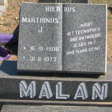 MALAN Marthinus J. 1906-1973
