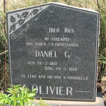 OLIVIER Daniel G. 1901-1968