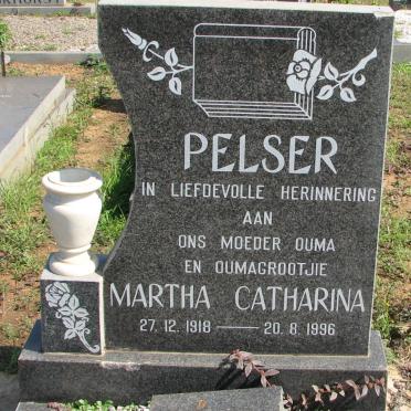 PELSER Martha Catharina 1918-1986