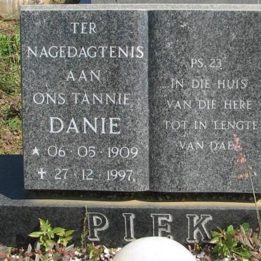 PIEK Danie 1909-1997