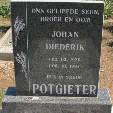 POTGIETER Johan Diederik 1920-1994