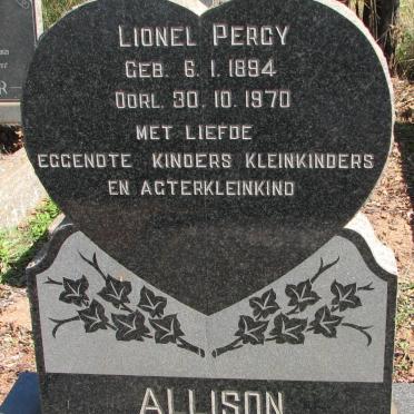 ALLISON Lionel Percy 1894-1970