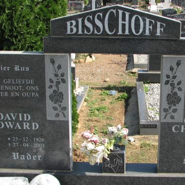 BISSCHOFF David Edward 1926-2003 &amp; Maria Gesina Christina 1929-
