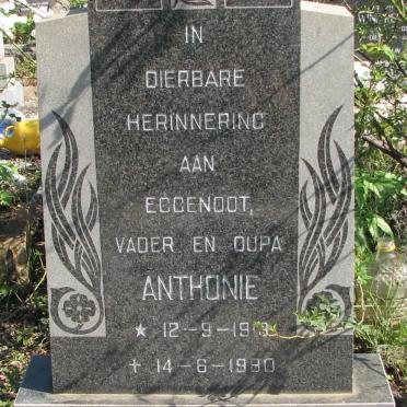 BADENHORST Antonie 1913-1980