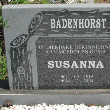 BADENHORST Susanna 1919-2004