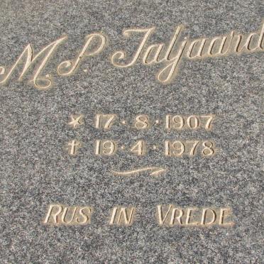 TALJAARD M.P. 1907-1978