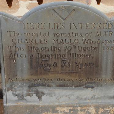 MALLO Alfred Charles -1868