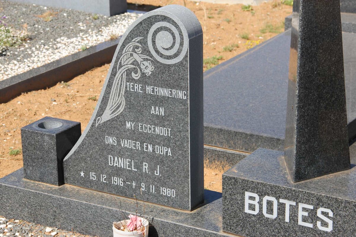 BOTES Daniel R.J. 1916-1980