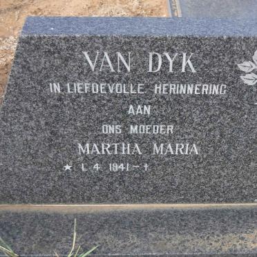 DYK Jacobus Petrus, van 1935-1984 &amp; Martha Maria 1941-