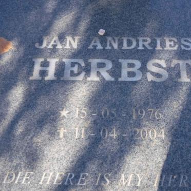 HERBST Jan Andries 1976-2004