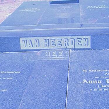 HEERDEN Philip, van 1930-2000 &amp; Anna Dorathea LAMPRECHT 1934-