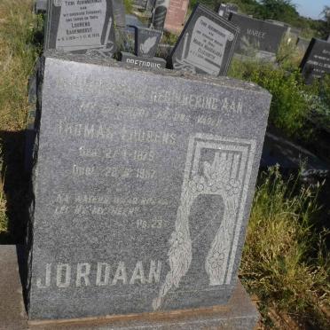 JORDAAN Thomas Lourens 1879-1957