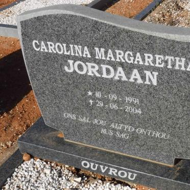 JORDAAN Carolina Margaretha 1991-2004