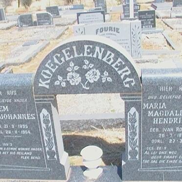 KOEGELENBERG Willem Johannes 1895-1966 &amp; Maria Magdalena Hendrika VAN ROOYEN 1892-1974