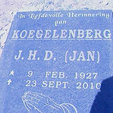 KOEGELENBERG J.H.D. 1927-2010 &amp; M.H. 1931-