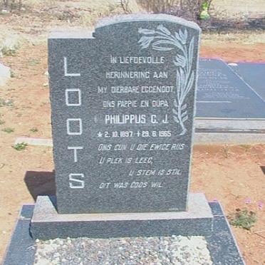 LOOTS Philippus C.J. 1897-1965