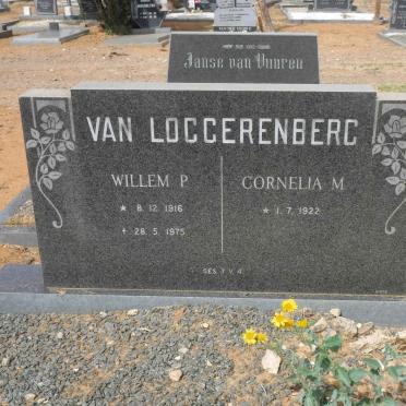 LOGGERENBERG Willem P., van 1916-1975 &amp; Cornelia M. 1922-