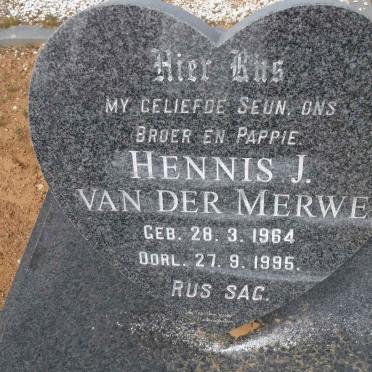 MERWE Hennis J., van der 1964-1995