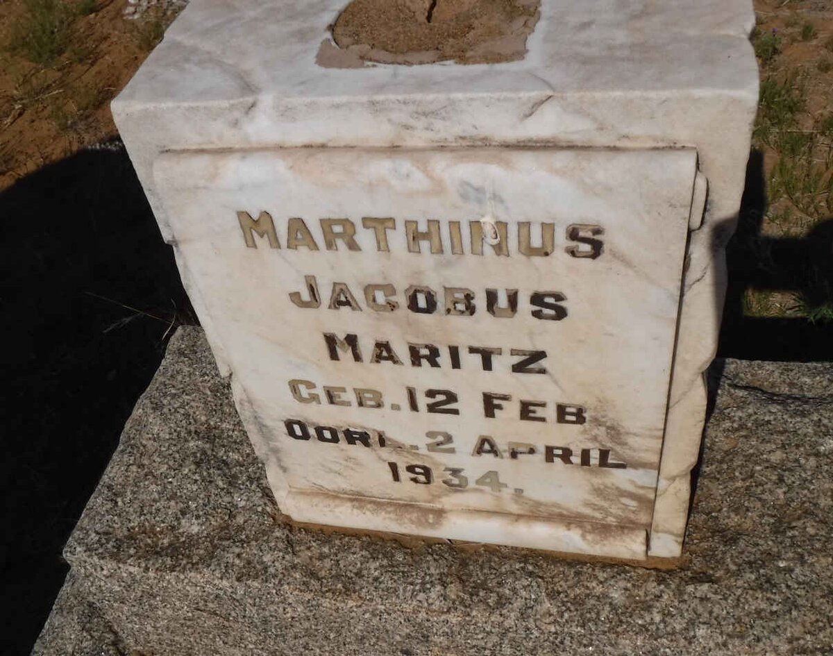 MARITZ Marthinus Jacobus -1934