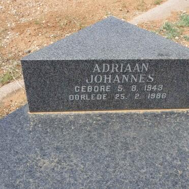 MERWE Adriaan Johannes, van der 1943-1986 &amp; Catherina Elizabeth KROS 1948-