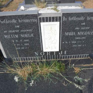 NORTJE Willem 1900-1983 &amp; Maria Magdalena MULLER 1904-