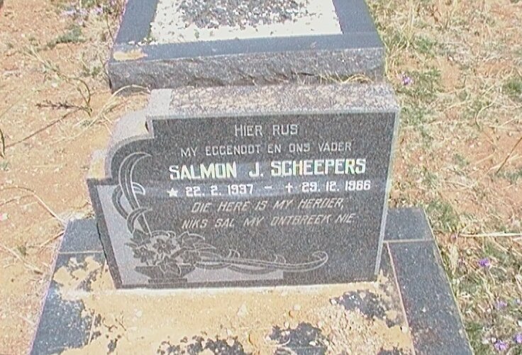 SCHEEPERS Salmon J. 1937-19?6