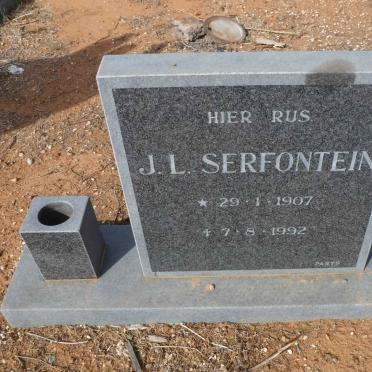 SERFONTEIN J.L. 1907-1992