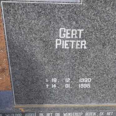 ? Gert Pieter 1930-1995
