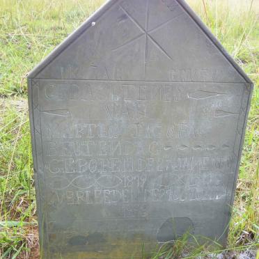 North West, SWARTRUGGENS district, Rietfontein 447, farm cemetery