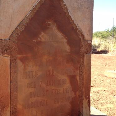 NORTJE Maria Magarieta nee GROBLER 1858-1920