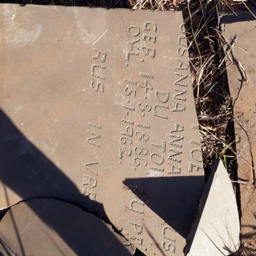 TOIT Susanna Anna Augusta, du nee DU PREEZ 1886-1962