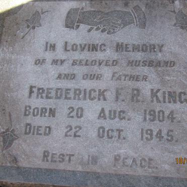 KING Frederick F.R. 1904-1945