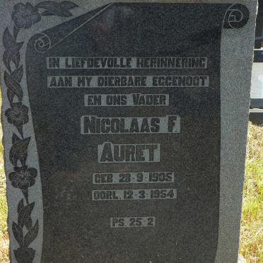 AURET Nicolaas F. 1905-1954