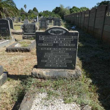 BRUYN Hendrik T., du 1910-1949