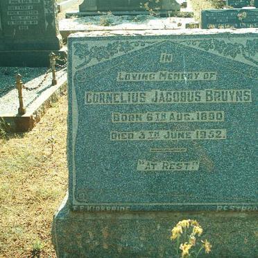 BRUYNS Cornelius Jacobus 1890-1952